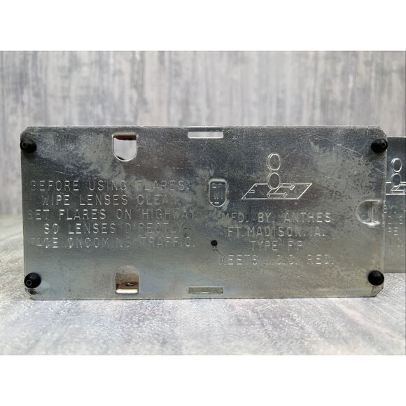 Anthes Traffic Reflectors Highway Lenses Vintage Vehicle Safety Warning - Picture 6 of 15